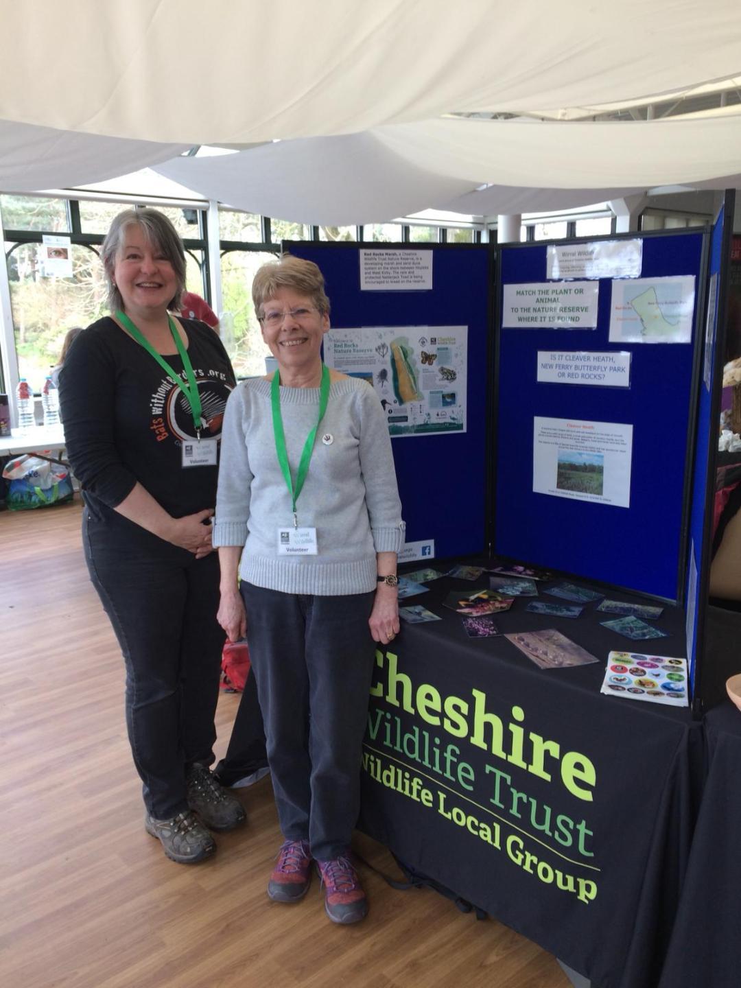 Members outside their stand on Science Day