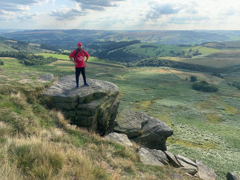 Walking through the peaks