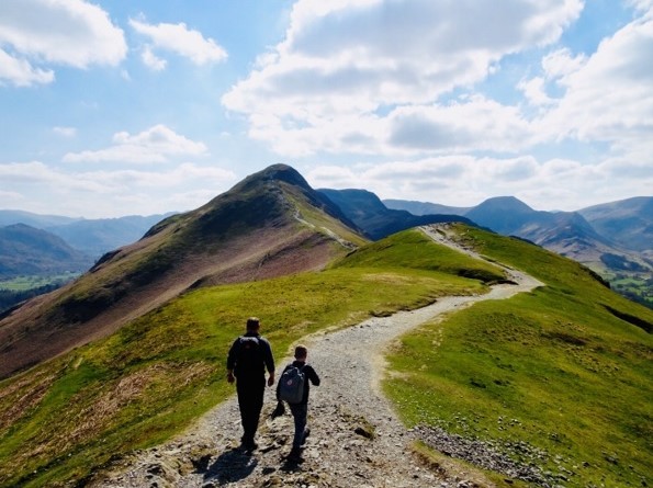 Together at Catbells in the Lake District