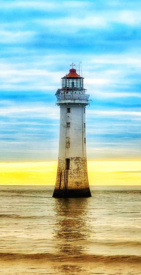 The lighthouse in summer by Mandy Williams