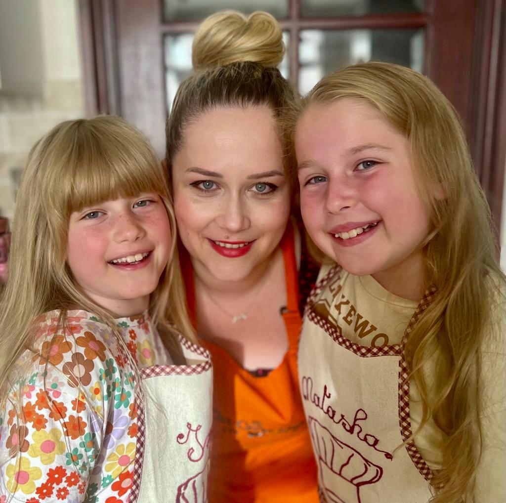 Our Coffee Shop Owner Flavia Popa and her daughters Natasha and Inga 