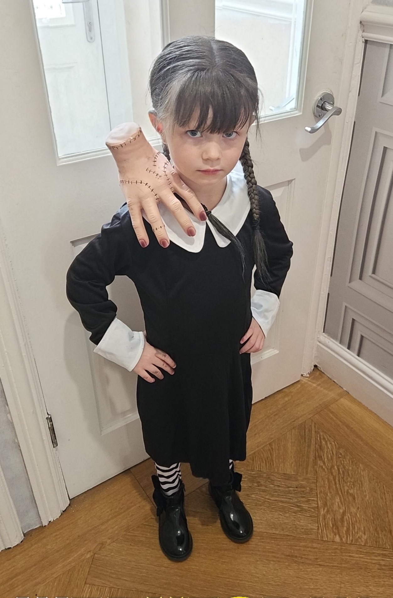 Sienna May Maslin, from Tranmere, as Wednesday Addams