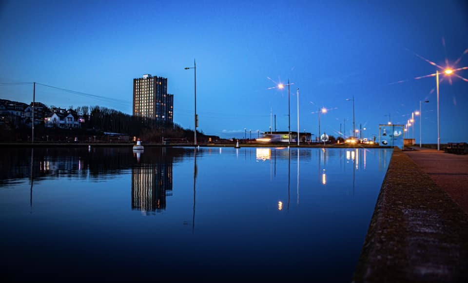 New Brighton model boat lake by Tracey Rennie