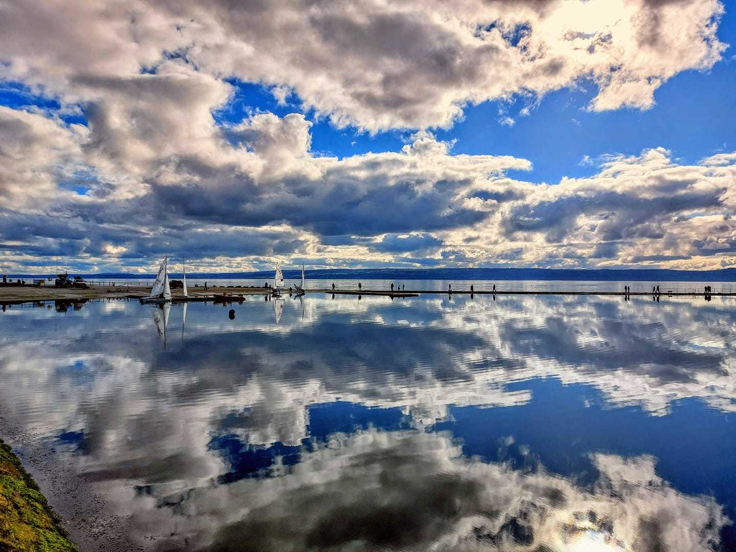 West Kirby marine lake by Julie Longshaw