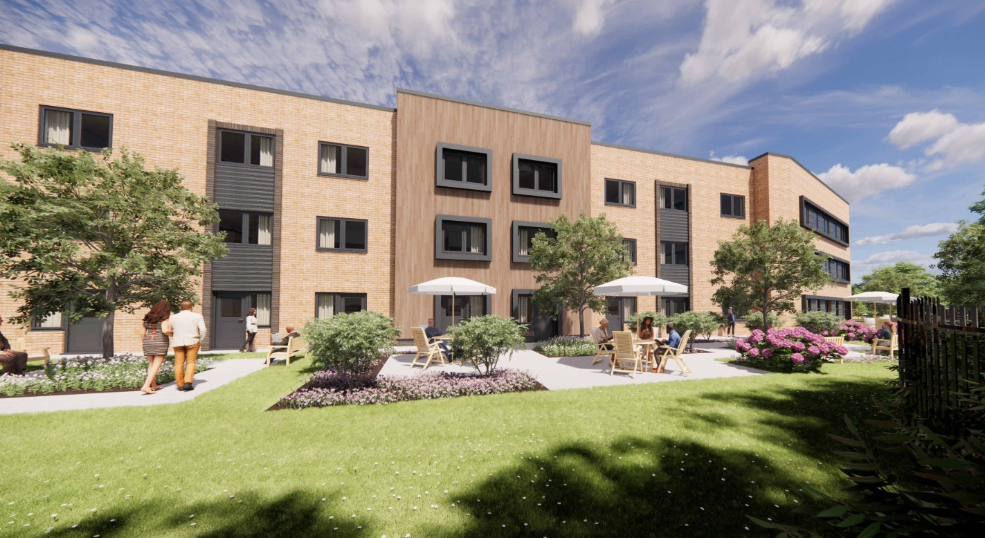 Artists impressions of what the proposed 66-bed care home could look like in Ellesmere Port. Image: LNT Care Developments planning document.