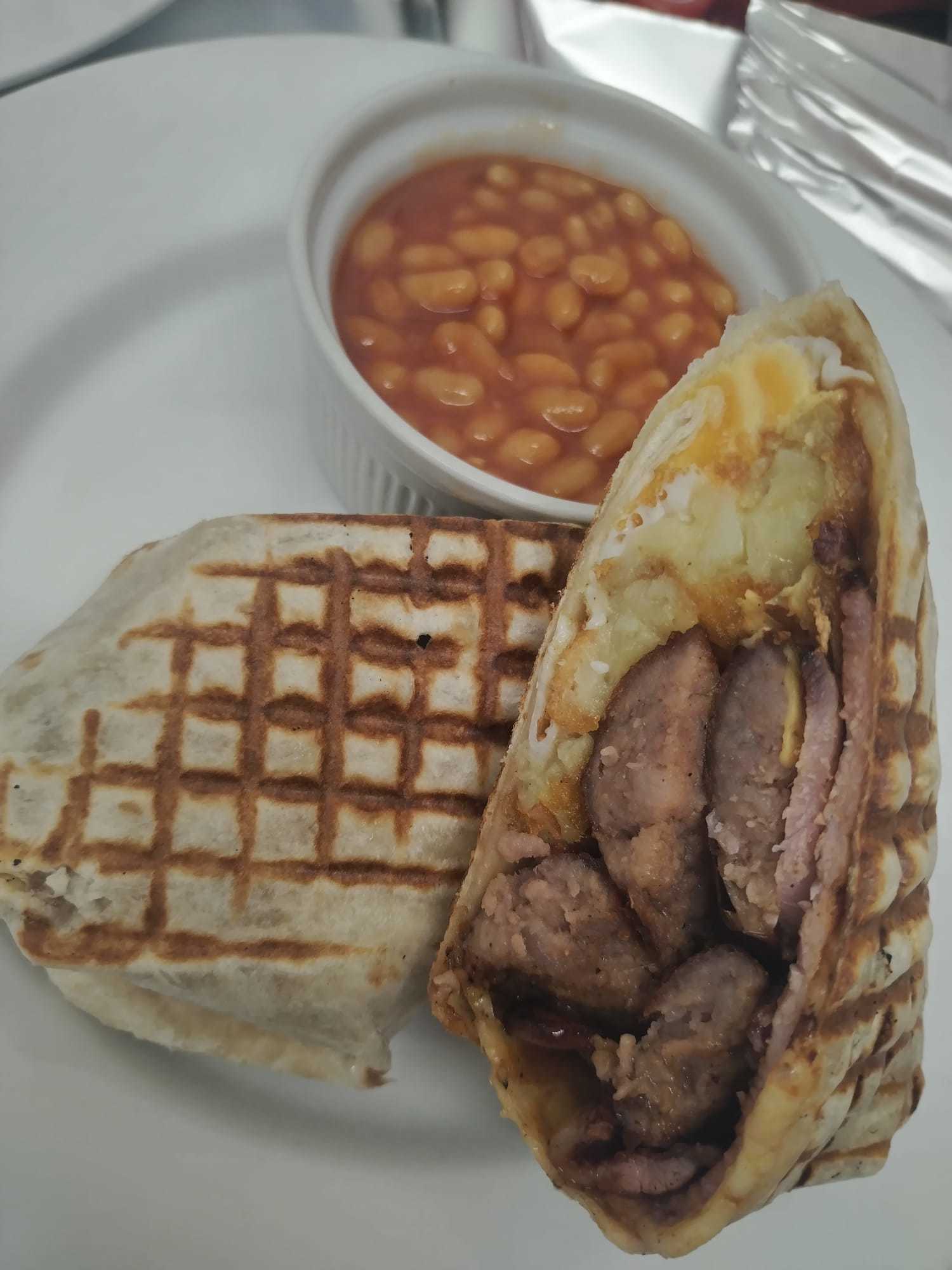 The ever-popular breakfast wrap