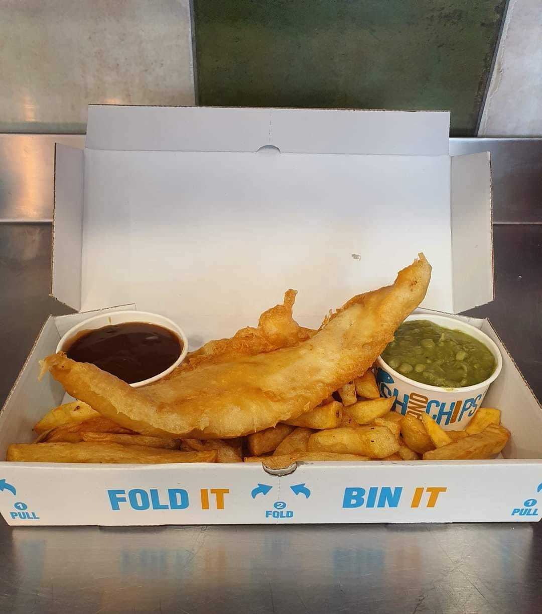 The award-winning fish and chips