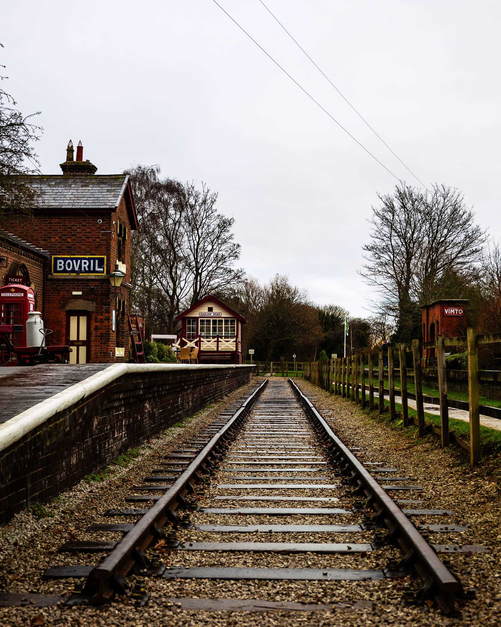 Hadlow train station by Anthony Pearson