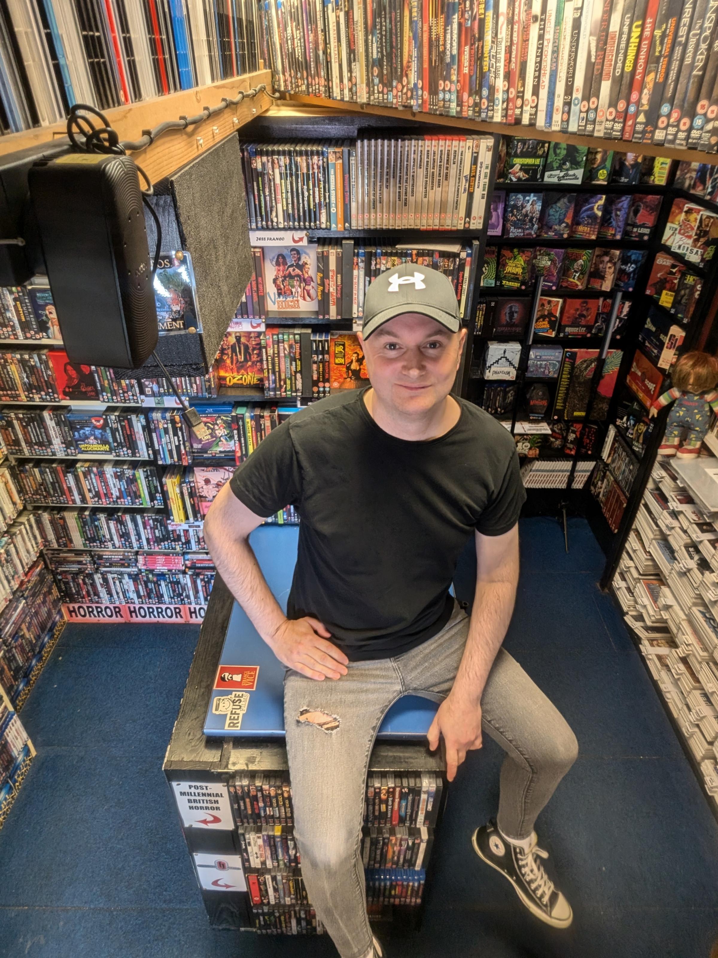 Snips Movies owner Dave Wain