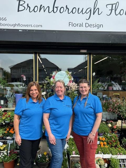 The team at Bromborough Flowers