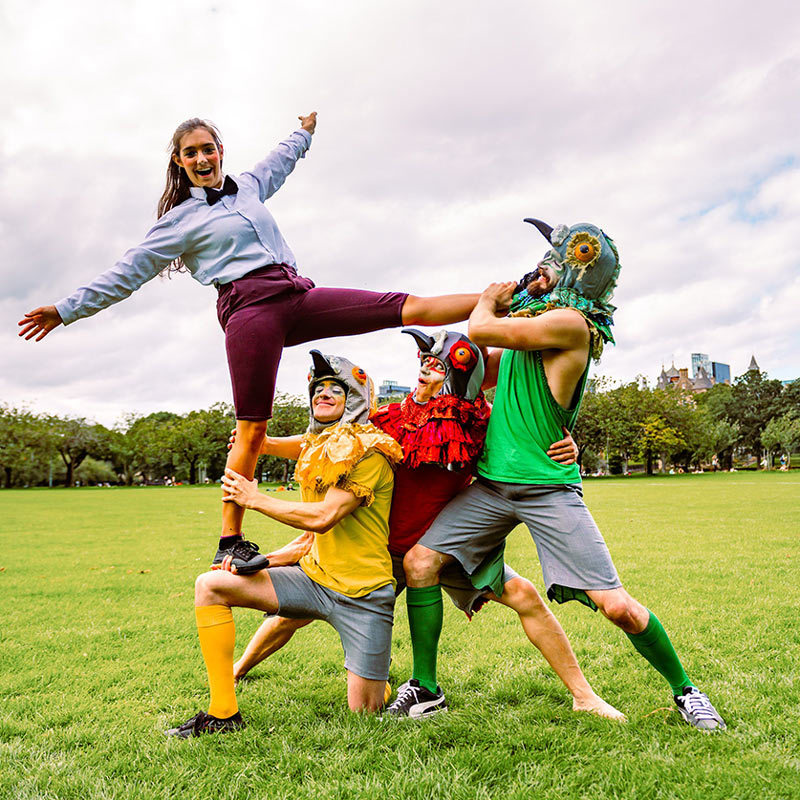 Circus workshop and Lucky Pigeons show by Brainfools.