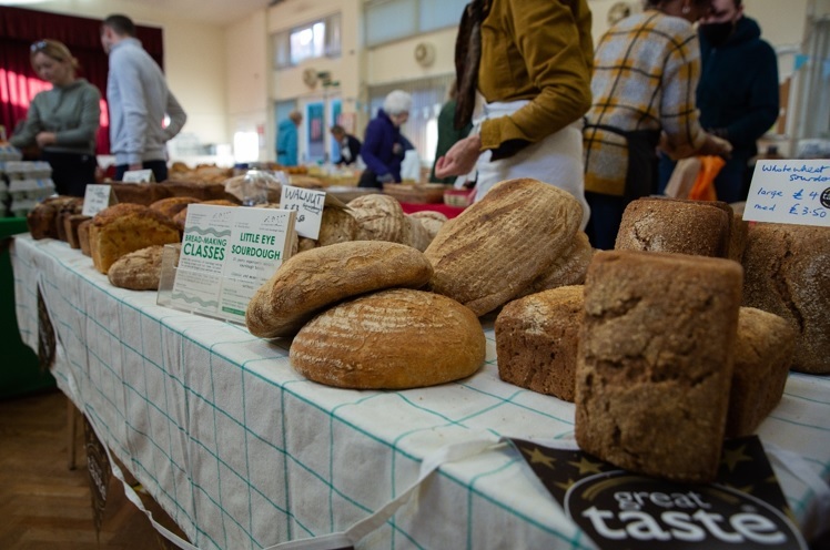 The stall at West Kirby Farmers Market