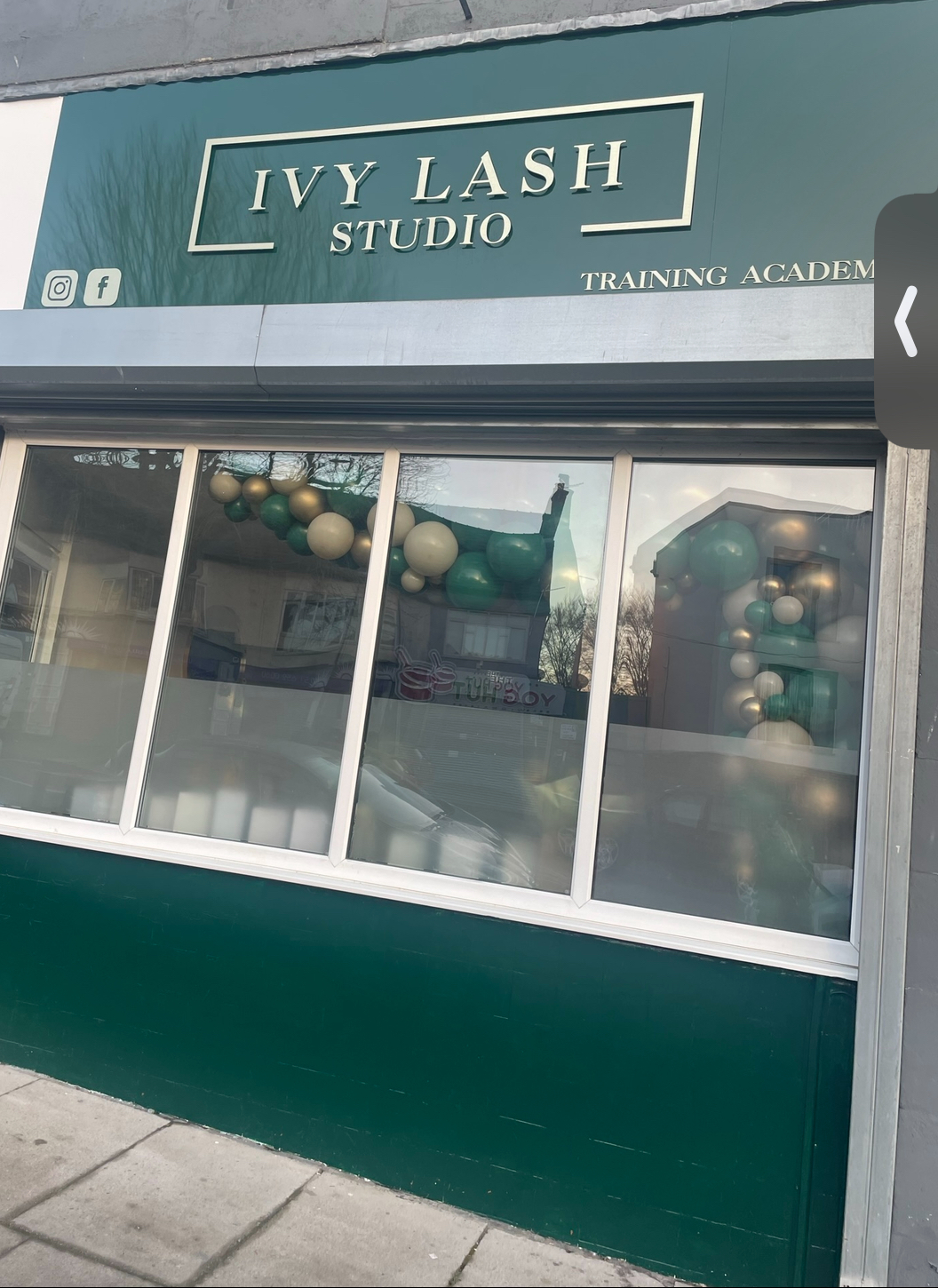 Ivy Lash Studio opened in Claughton Village in February 2023