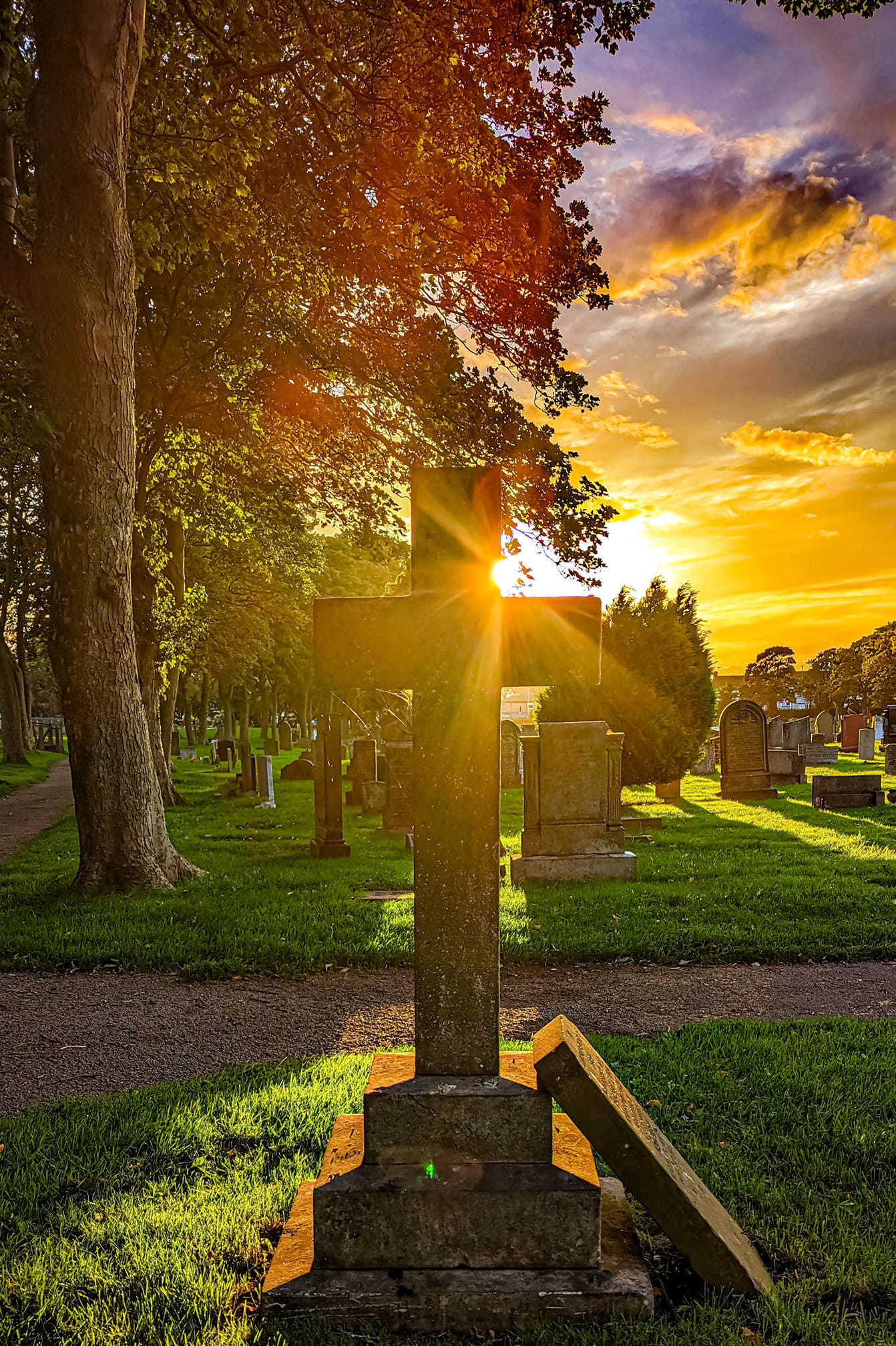 Rake Lane cemetery by Intuition Photography