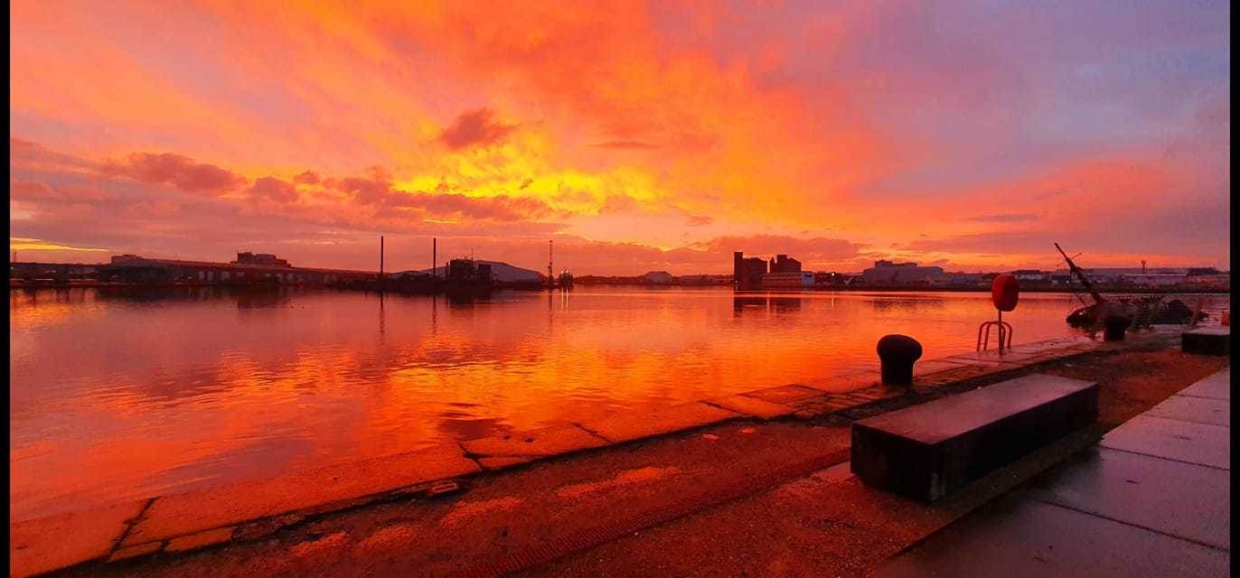 Wallasey docks by Donna Adlard