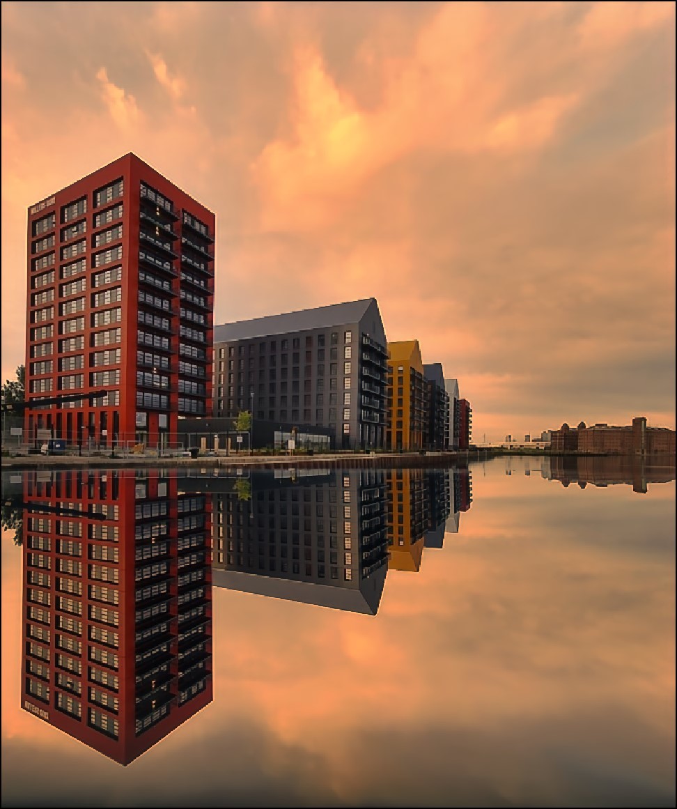 Reflections at Millers Quay by Barry Brown