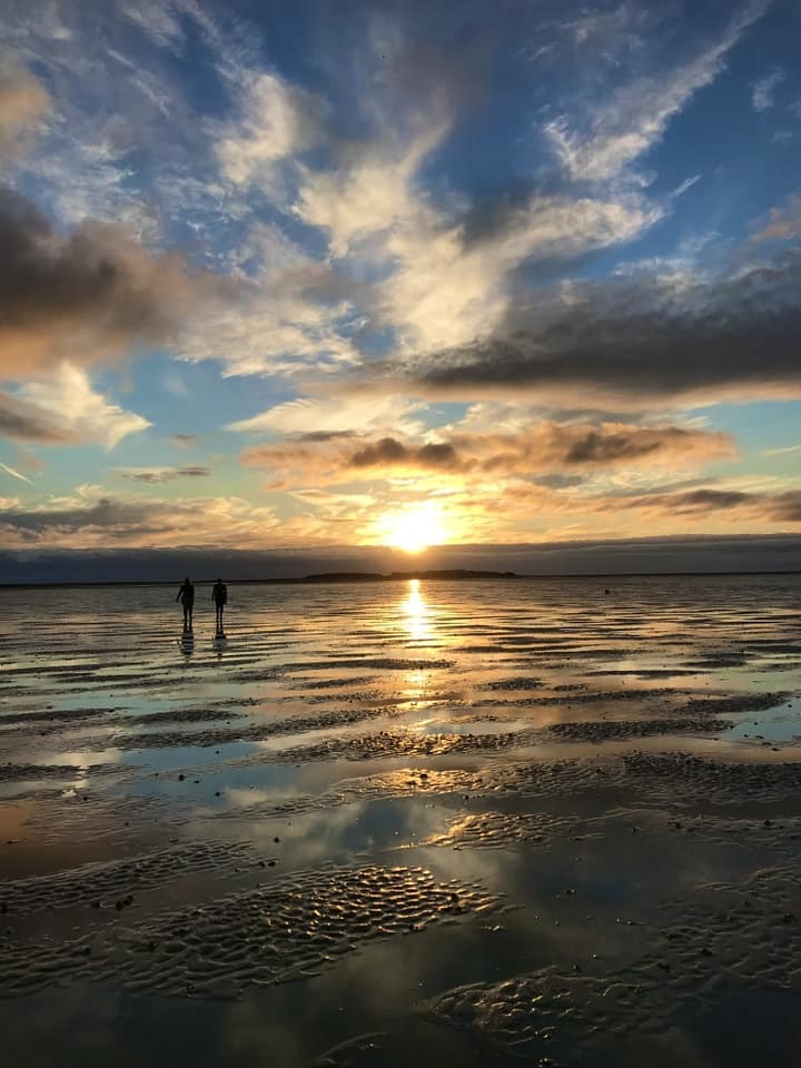 Sundown at West Kirby by Lynne Lewis