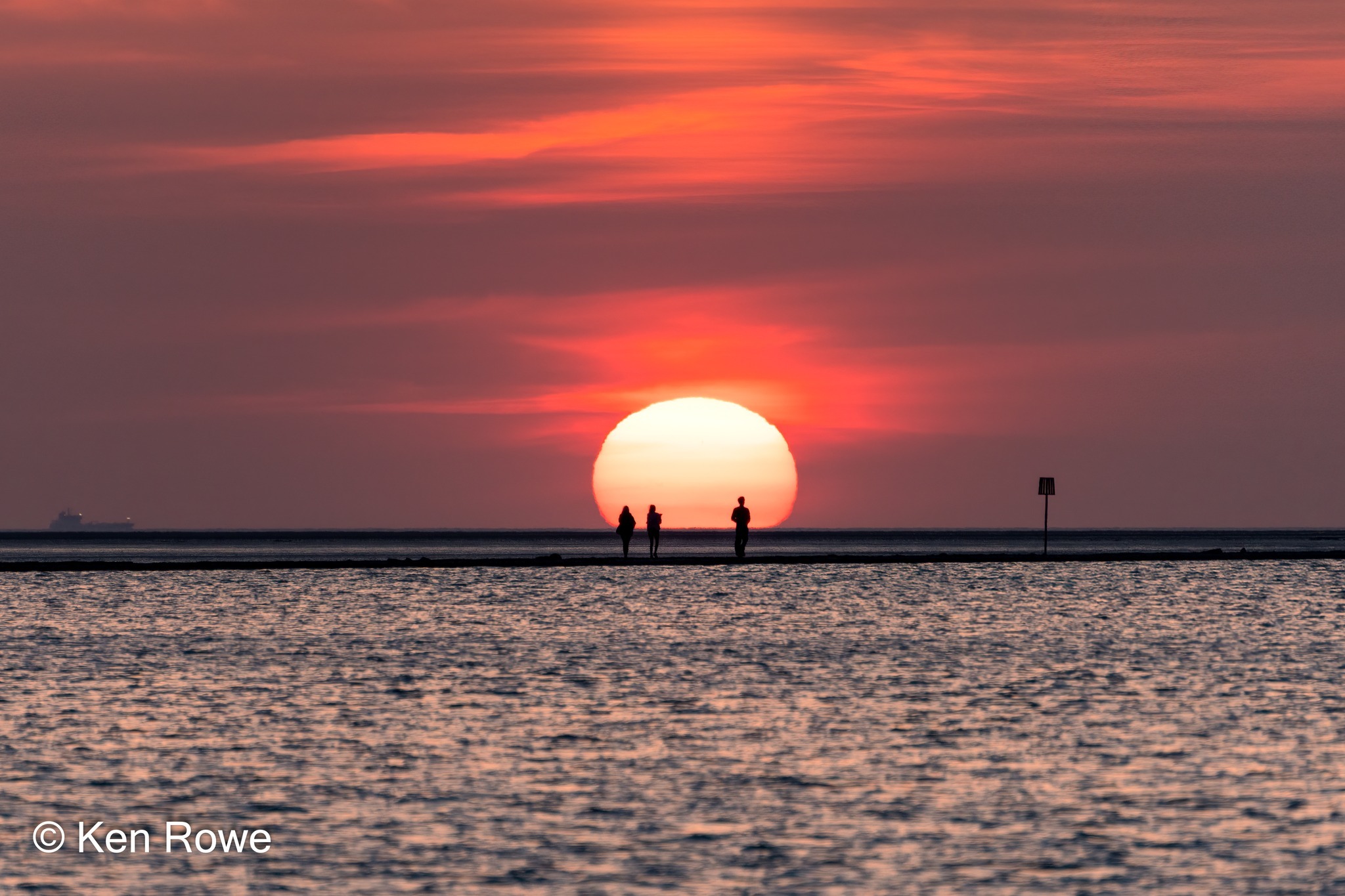 West Kirby sunset by Ken Rowe