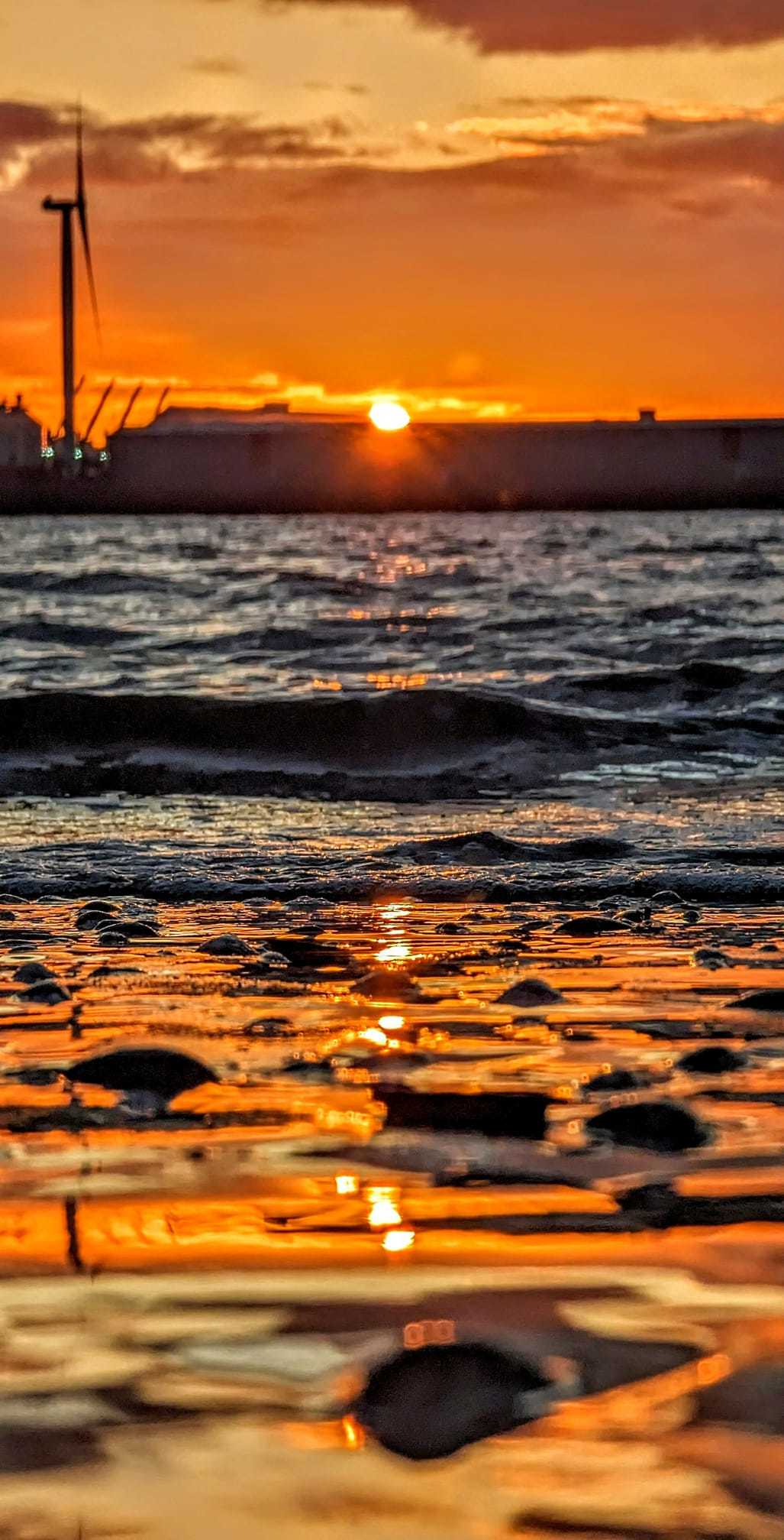 Egremont Beach sunrise by Kimberley Phillips