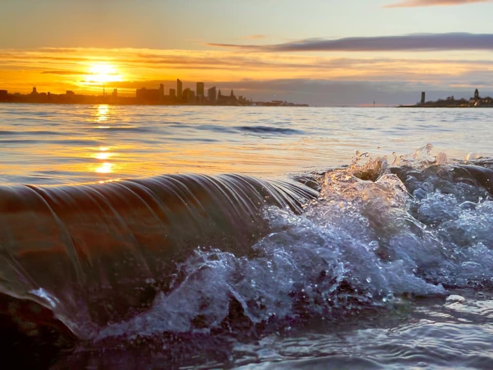 New Brighton beach by Heather Gars