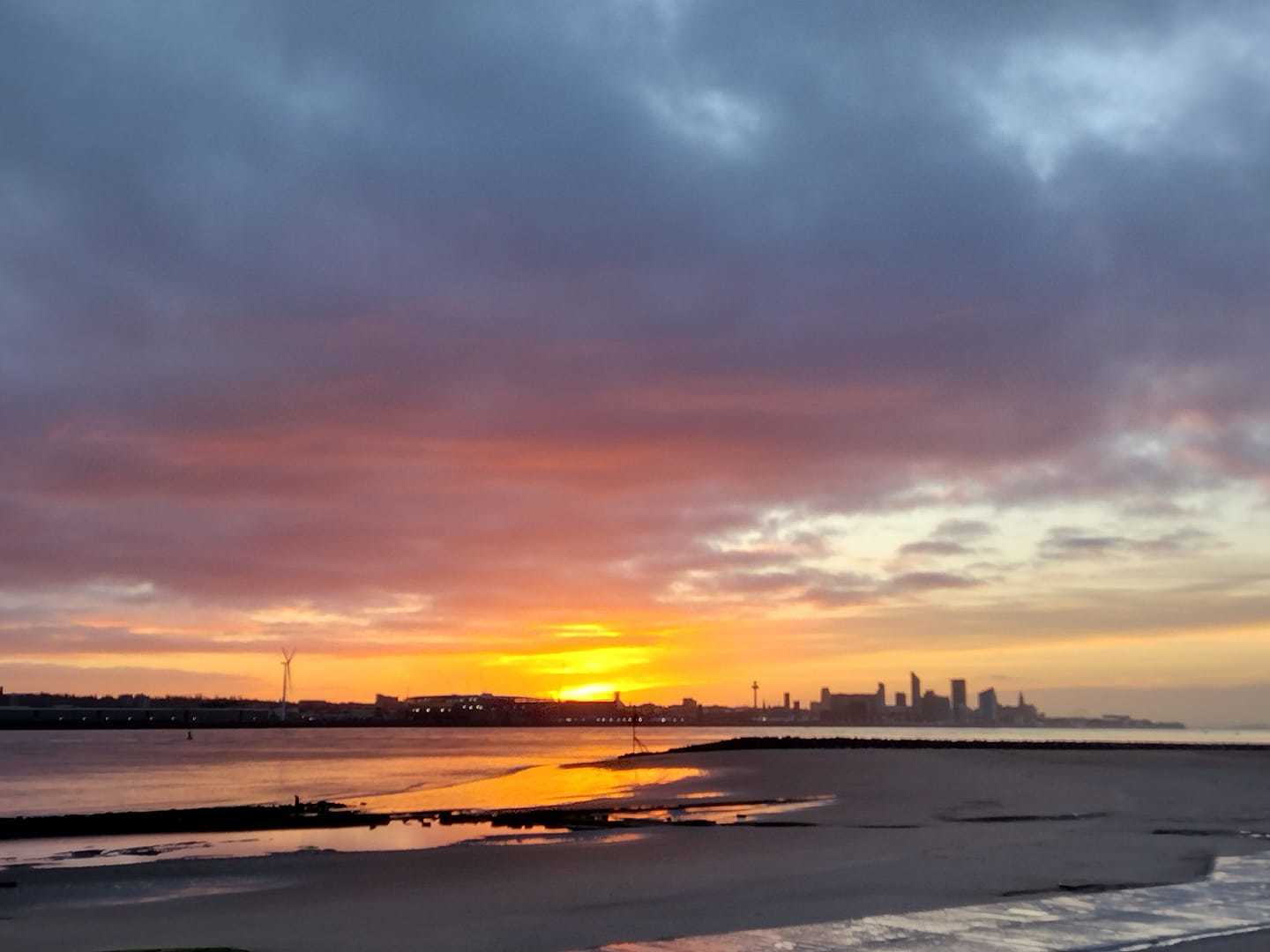 The Mersey by Jan E Peddie