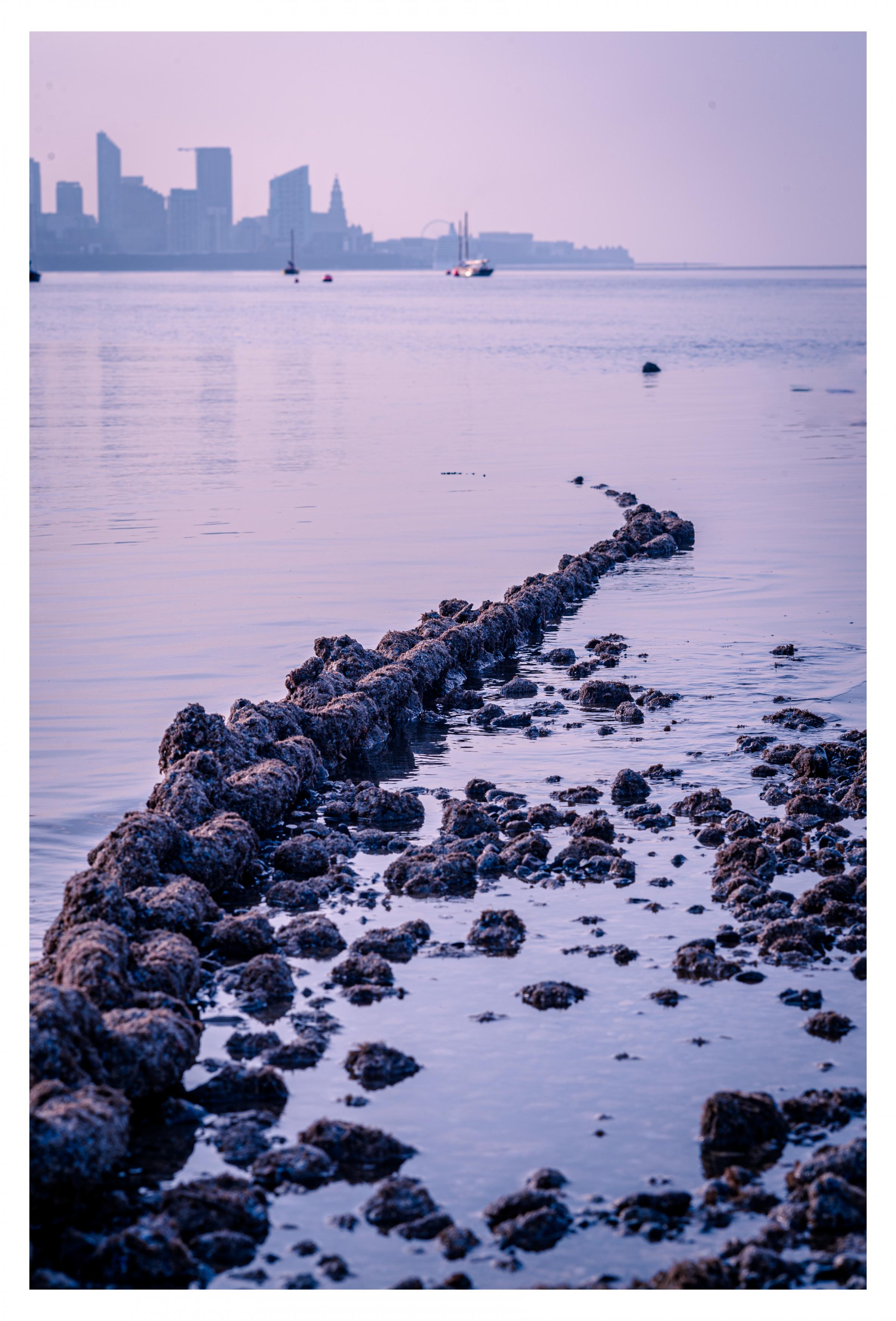 Low tide chain at Egremont prom