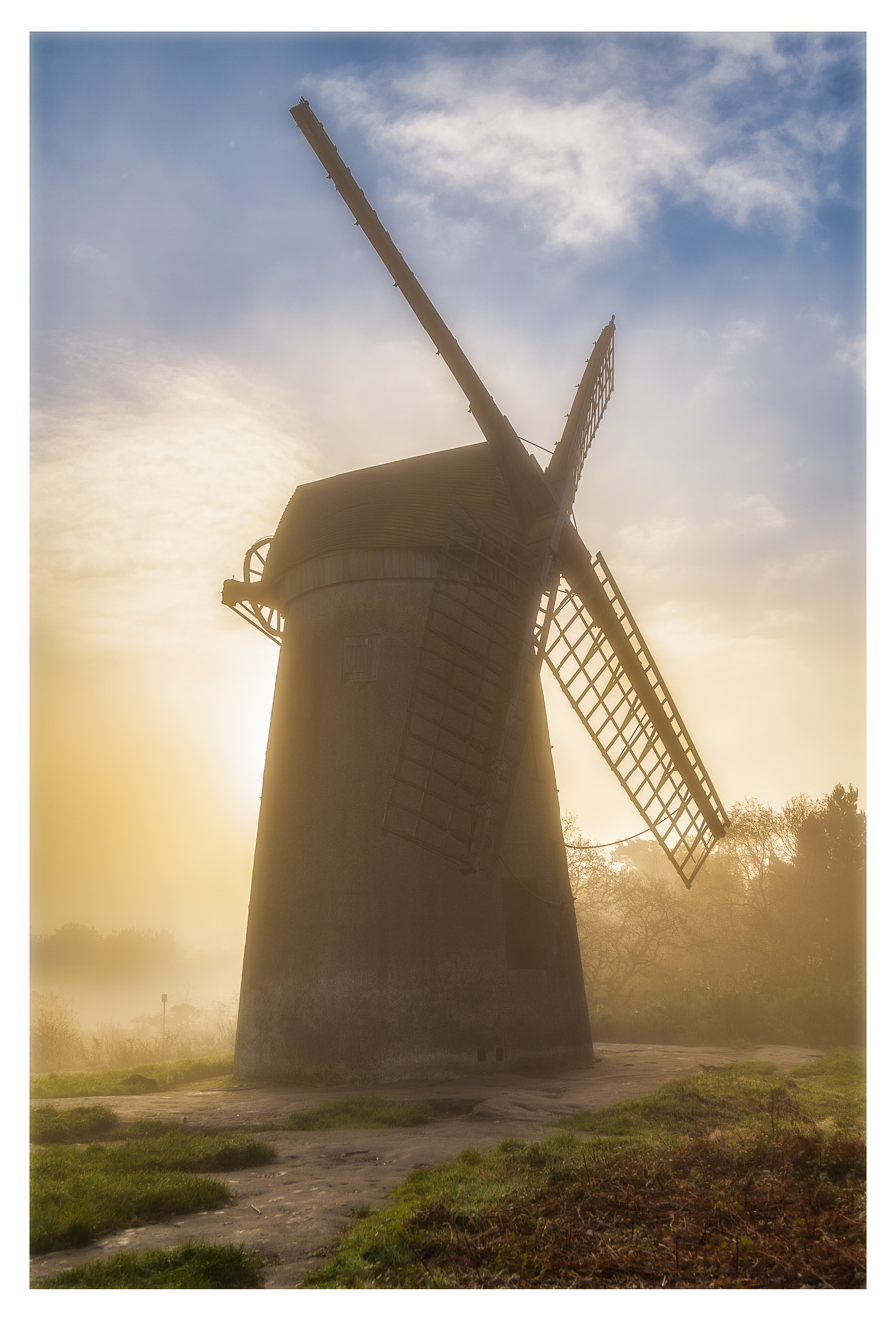 Mill in the midst - Bidston windmill in spring