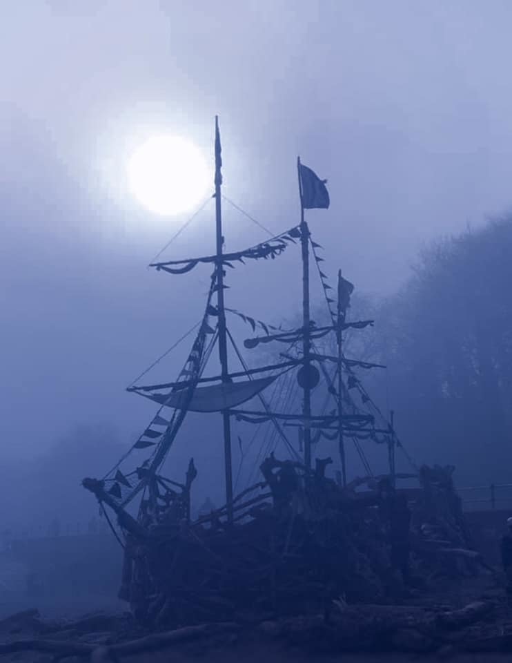 Black Pearl in the mist by Christopher Cureton