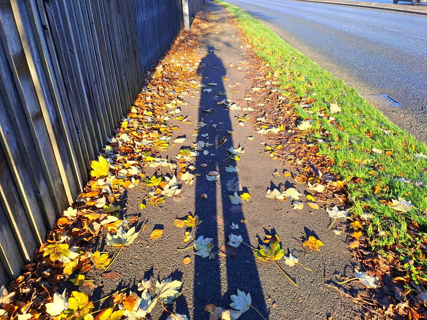 Bromborough shadows by Stephen Dodd